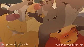 Simba negotiation with hyenas